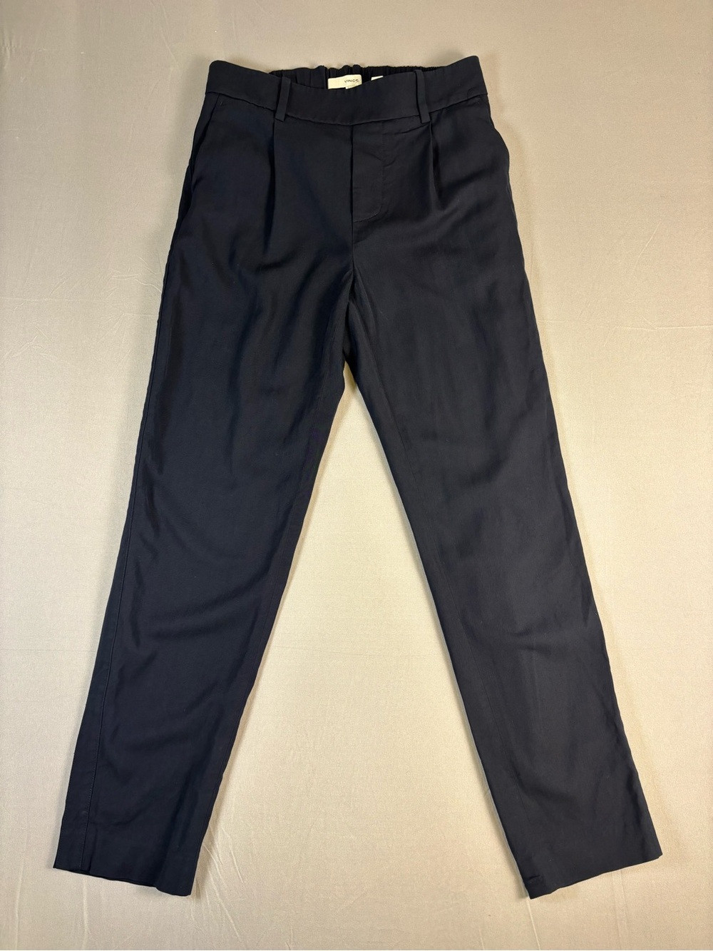 VINCE Classic Pull-on Trousers size XS in Navy NWOT